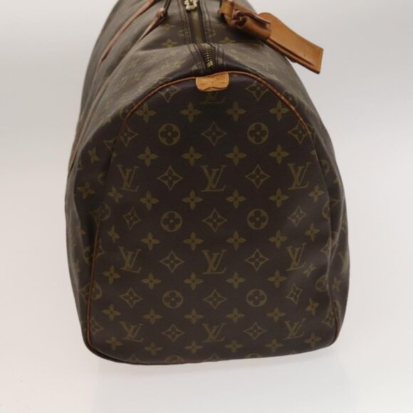 LOUIS VUITTON Monogram Keepall 55 Boston Bag M41424 LV Auth 134396 - Picture 5 of 16